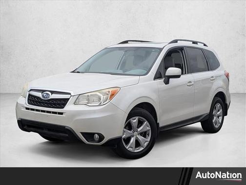 Satin White Pearl 2014 Subaru Forester 2.5i Limited