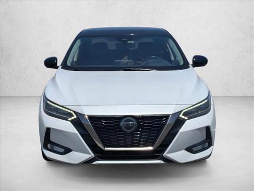 Aspen White/Super Black 2021 Nissan Sentra SR