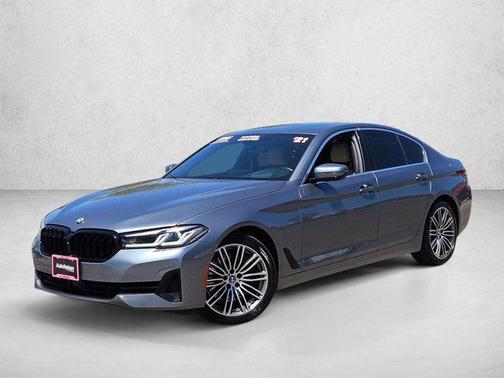 Bluestone Metallic 2021 BMW 540 540i