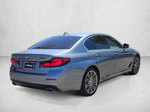 Bluestone Metallic 2021 BMW 540 540i