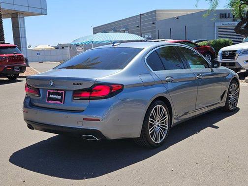 Bluestone Metallic 2021 BMW 540 540i