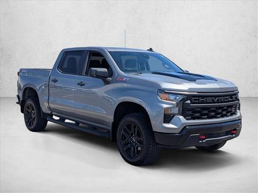 Sterling Gray Metallic 2023 Chevrolet Silverado 1500 Custom Trail Boss