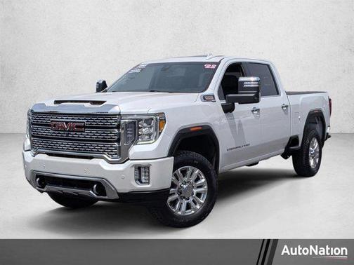 White Frost Tricoat 2022 GMC Sierra 2500 Denali