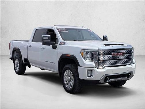 White Frost Tricoat 2022 GMC Sierra 2500 Denali