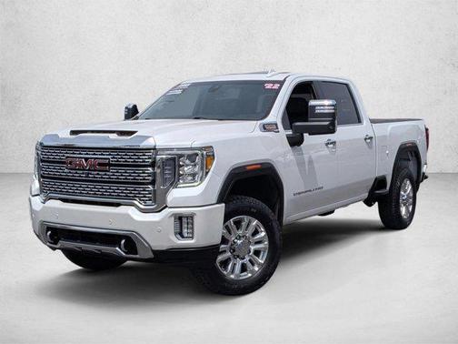White Frost Tricoat 2022 GMC Sierra 2500 Denali