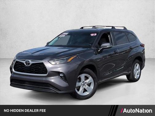 Magnetic Gray Metallic 2023 Toyota Highlander LE