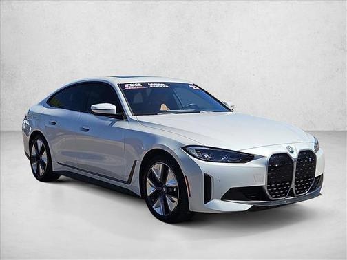 Mineral White Metallic 2023 BMW i4 Gran Coupe eDrive40
