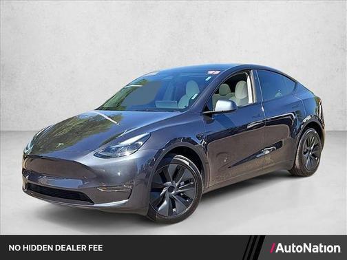 Stealth Grey 2025 Tesla Model Y Long Range Dual Motor All-Wheel Drive