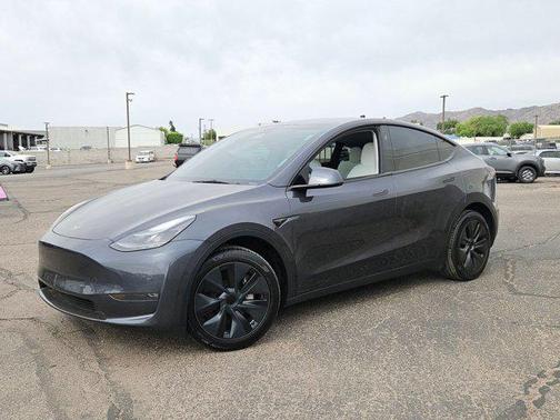 Stealth Grey 2025 Tesla Model Y Long Range Dual Motor All-Wheel Drive