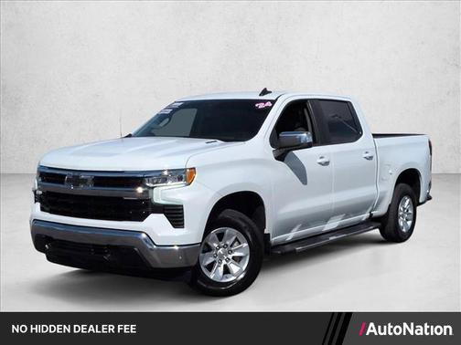 Summit White 2024 Chevrolet Silverado 1500 LT