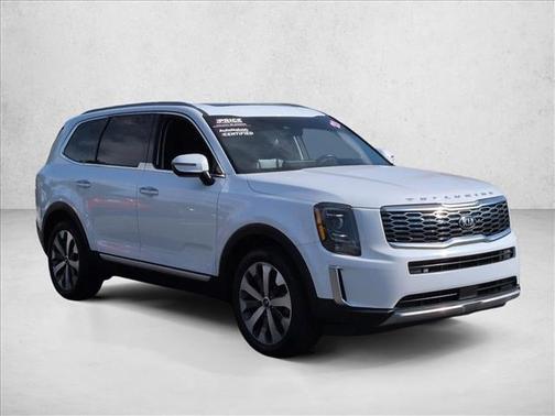 Glacial White Pearl 2021 Kia Telluride S