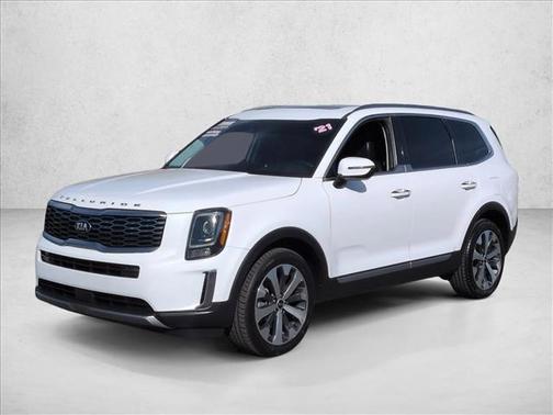Glacial White Pearl 2021 Kia Telluride S