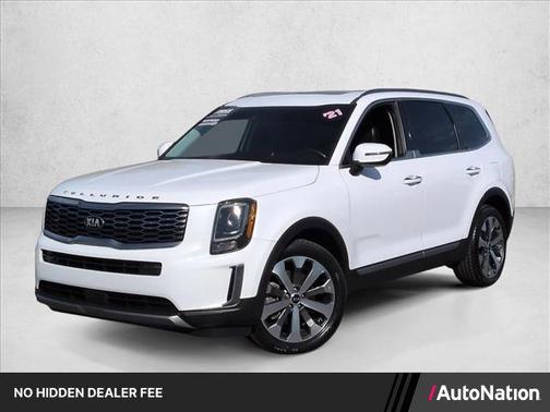 Glacial White Pearl 2021 Kia Telluride S