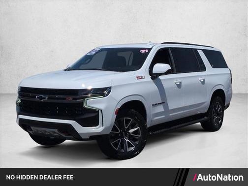 Summit White 2021 Chevrolet Suburban 4WD Z71
