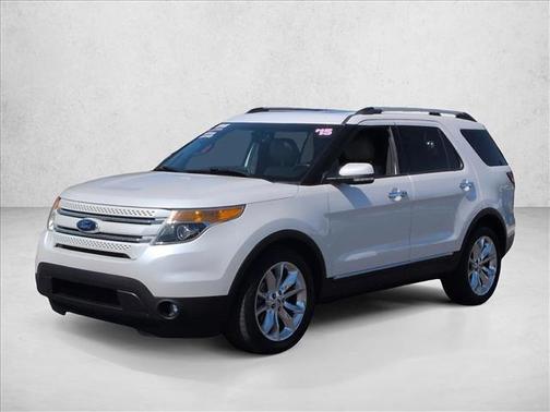 WHITE PLATINUM MET TRI-COAT 2015 Ford Explorer Limited