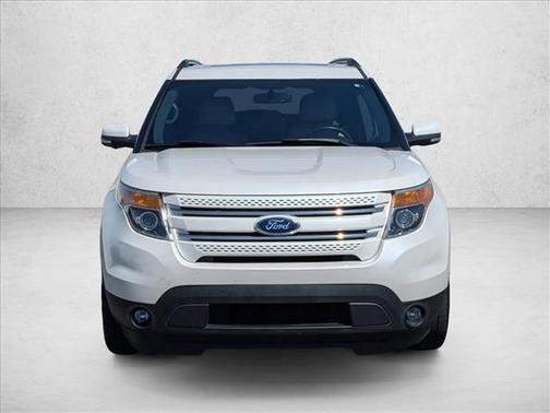 White Platinum Metallic Tri-Coat 2015 Ford Explorer Limited