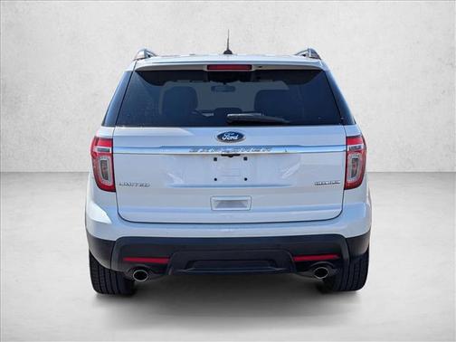 White Platinum Metallic Tri-Coat 2015 Ford Explorer Limited