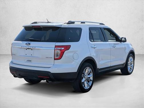 White Platinum Metallic Tri-Coat 2015 Ford Explorer Limited