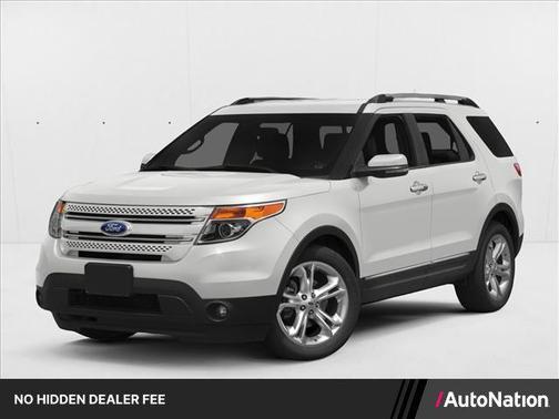 White Platinum Metallic Tri-Coat 2015 Ford Explorer Limited