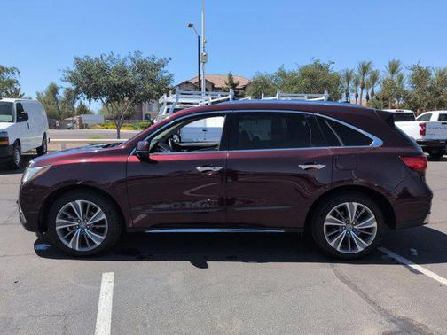 Dark Cherry Pearl 2017 Acura MDX 3.5L