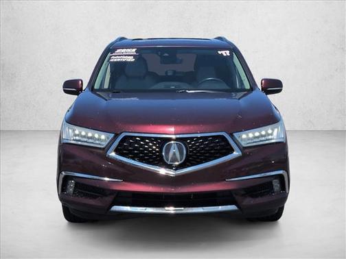 Dark Cherry Pearl 2017 Acura MDX 3.5L