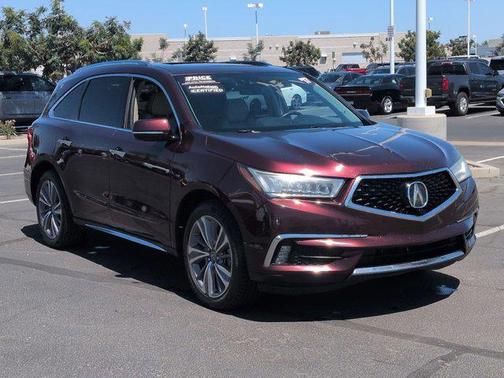 Dark Cherry Pearl 2017 Acura MDX 3.5L