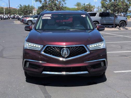 Dark Cherry Pearl 2017 Acura MDX 3.5L