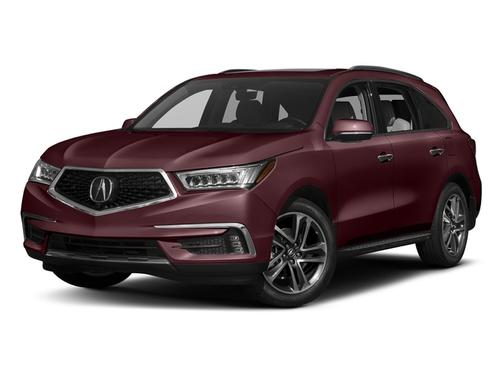 Dark Cherry Pearl 2017 Acura MDX 3.5L