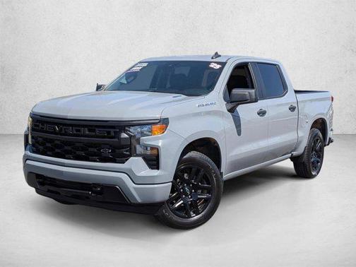 Slate Gray Metallic 2025 Chevrolet Silverado 1500 Custom