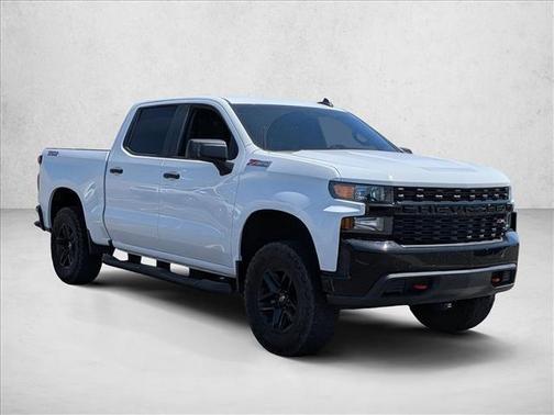 Summit White 2021 Chevrolet Silverado 1500 Custom Trail Boss