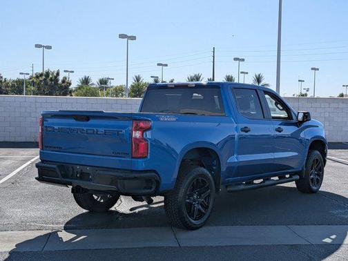 Glacier Blue Metallic 2024 Chevrolet Silverado 1500 Custom Trail Boss