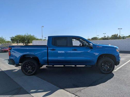 Glacier Blue Metallic 2024 Chevrolet Silverado 1500 Custom Trail Boss