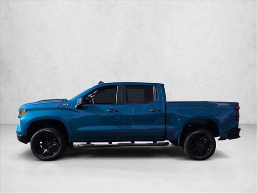Glacier Blue Metallic 2024 Chevrolet Silverado 1500 Custom Trail Boss
