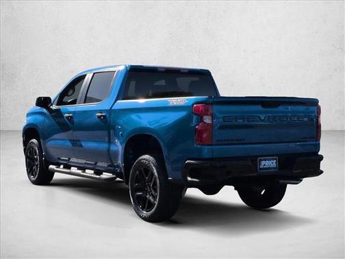 Glacier Blue Metallic 2024 Chevrolet Silverado 1500 Custom Trail Boss