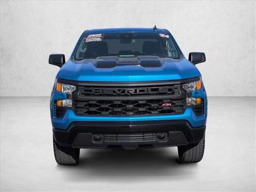 Glacier Blue Metallic 2024 Chevrolet Silverado 1500 Custom Trail Boss