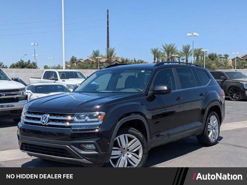 Black 2020 Volkswagen Atlas 2.0T SE w/Technology