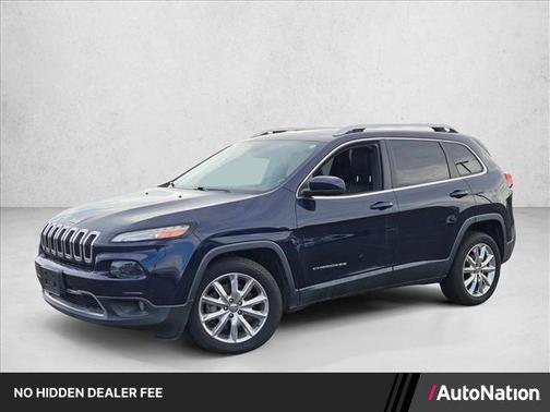 True Blue Pearlcoat 2015 Jeep Cherokee Limited
