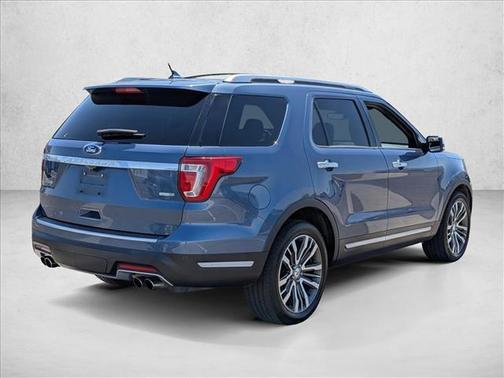 BLUE METALLIC 2018 Ford Explorer Platinum