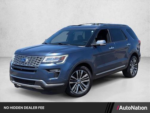 BLUE METALLIC 2018 Ford Explorer Platinum