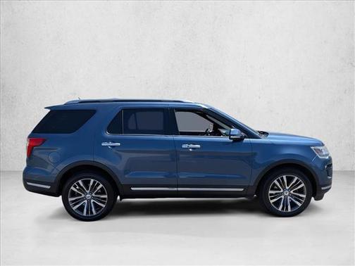 BLUE METALLIC 2018 Ford Explorer Platinum