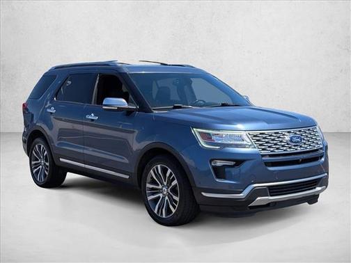 BLUE METALLIC 2018 Ford Explorer Platinum