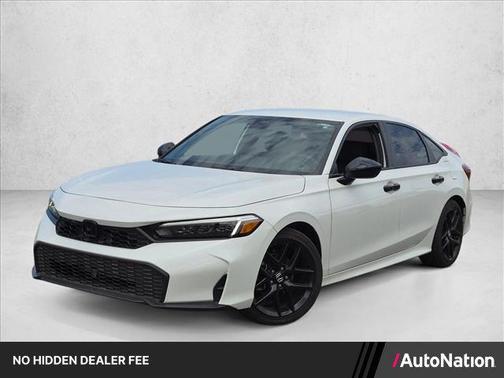 Platinum White Pearl 2026 Honda Civic Sport
