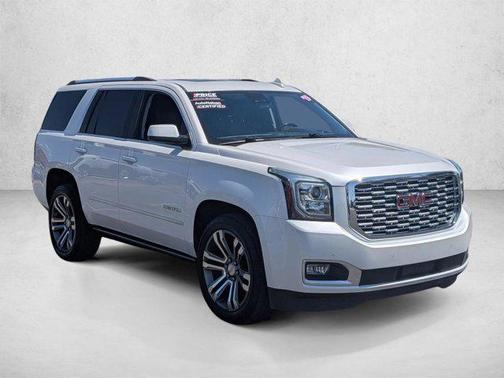 White Frost Tricoat 2019 GMC Yukon Denali