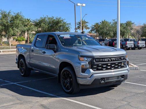 Sterling Gray Metallic 2024 Chevrolet Silverado 1500 Custom