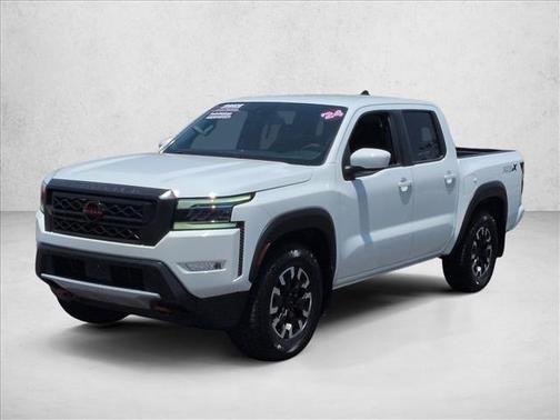 Glacier White 2024 Nissan Frontier PRO-X