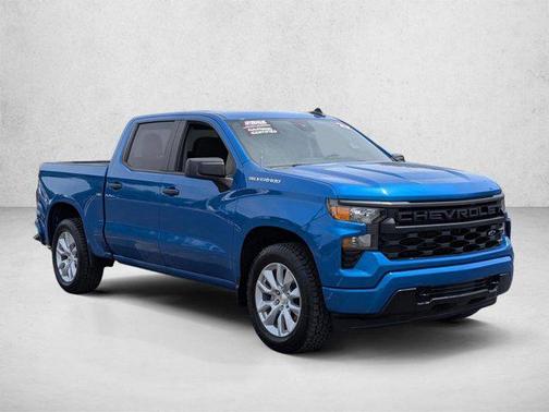 Glacier Blue Metallic 2022 Chevrolet Silverado 1500 Custom