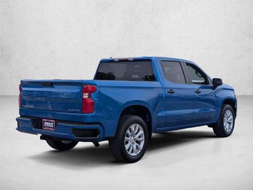 Glacier Blue Metallic 2022 Chevrolet Silverado 1500 Custom