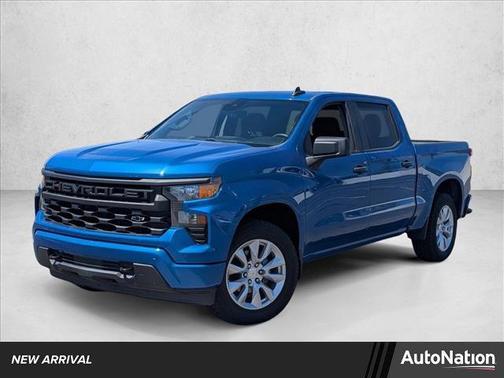 Glacier Blue Metallic 2022 Chevrolet Silverado 1500 Custom