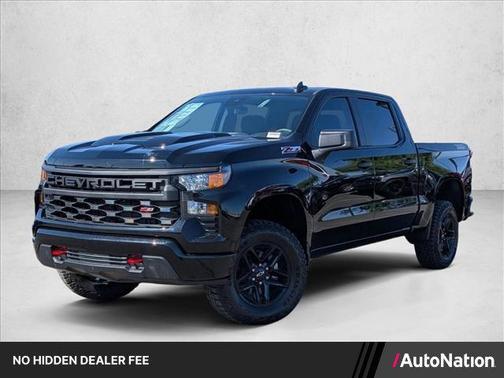 Black 2026 Chevrolet Silverado 1500 Custom Trail Boss