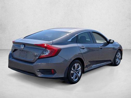 Modern Steel Metallic 2017 Honda Civic LX